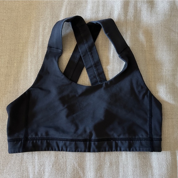 LuLuLemon Athletics Black Sports Bra - Picture 1 of 4